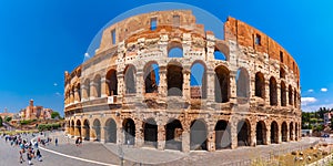 Colosseum or Coliseum in Rome, Italy.