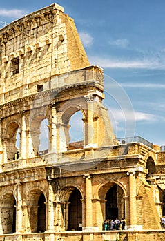 The Colosseum (Coliseum) in Rome, Italy