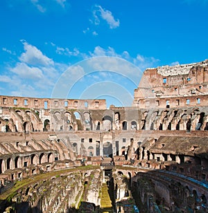 Colosseum or coloseum at Rome Italy