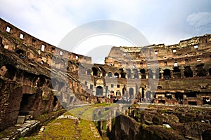 Colosseum or coloseum at Rome Italy