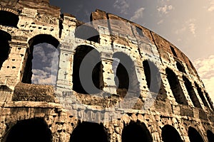 Colosseum in the early evening