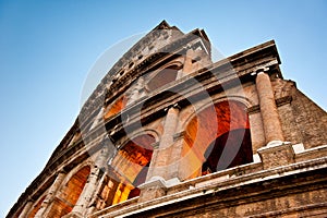 The Colosseum, evening view, Rome, Italy