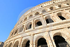 Colosseum historical building Rome Italy