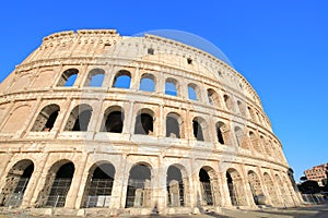 Colosseum historical building Rome Italy