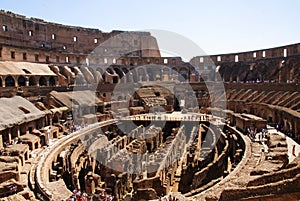 Colosseum from the inside, Rome, Italy