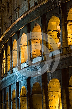 Colosseum by night