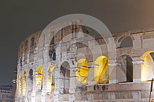 Colosseum night scene