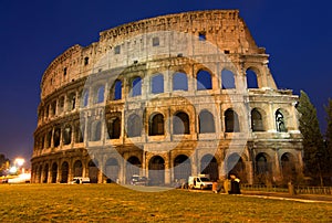 The Colosseum, Night view