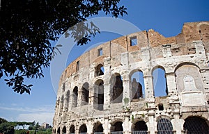 The Colosseum or Roman Coliseum