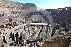 Colosseum, Rome, ancient rome, amphitheatre, landmark, structure