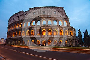 Colosseum in Rome (Anfiteatro Flavio)