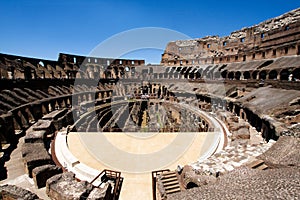 The Colosseum in Rome, Italy