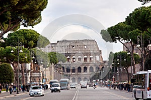 Colosseum in Rome, Italy