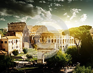 Colosseum in Rome, Italy