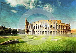 Colosseum in Rome, Italy