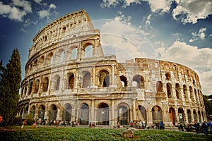 Colosseum in Rome, Italy