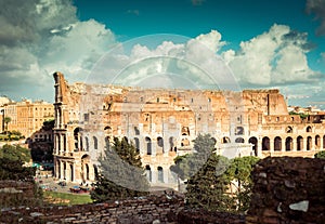 Colosseum in the Rome