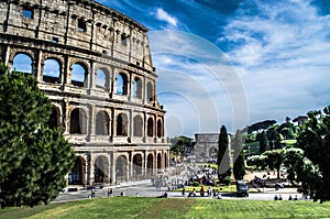 Colosseum in Rome, Italy