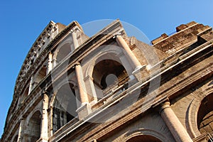 Colosseum Rome Italy detail