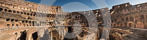 Colosseum in Rome, Italy,panorama photo