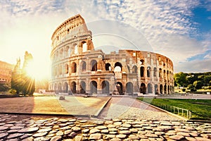 Colosseum in Rome in Lazio, Italy
