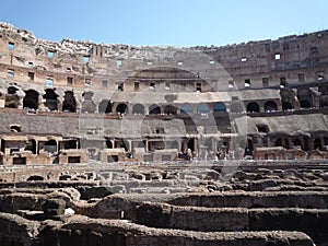 Colosseum , Rome - view of the arena