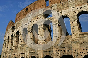 Colosseum ruins in Rome