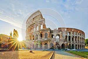 Colosseum sunrise
