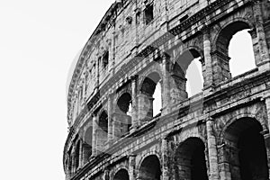 Colosseum at sunrise in Rome, Italy