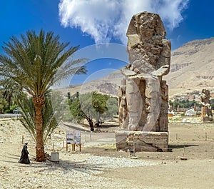 Colossi of Memnon, Luxor, Egypt, Africa
