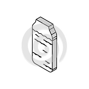 colostrum bottle isometric icon vector illustration