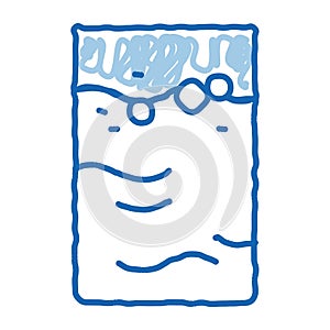 colostrum mother liquid doodle icon hand drawn illustration