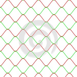 Colot Rabitz net fence background seamless pattern