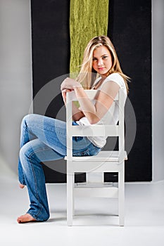 Colour blended with texture