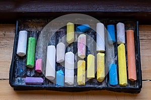 Colour chalk