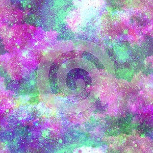 Colour Explosion Galaxy Cosmos Print