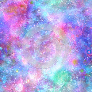 Colour Explosion Galaxy Cosmos Print