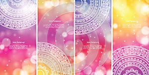 Colour Mandala Banners