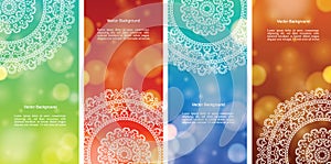 Colour Mandala Banners