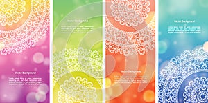 Colour Mandala Banners