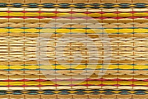 Colour patterns background design for bamboo mats