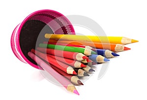 Colour pencils isolated