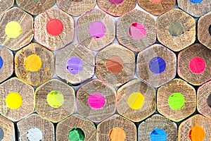 Colour pencils, texture photo