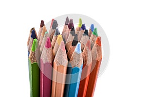 Colour pencils of various colors