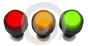 Colour push Button in line