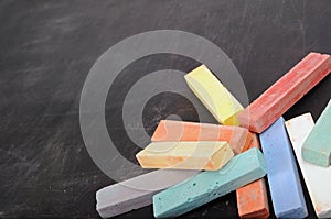 Colour school chalk