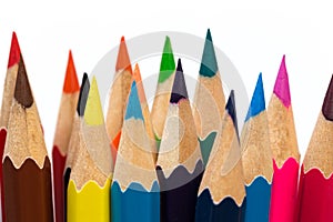 Colour sharpen pencils