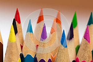 Colour sharpen pencils