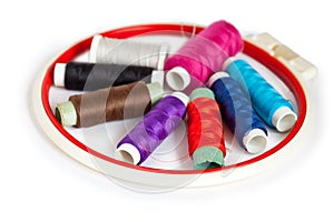 Colour threads and tambour