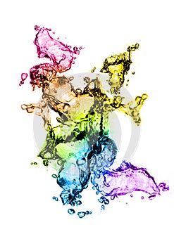 Colour Water Splash! photo